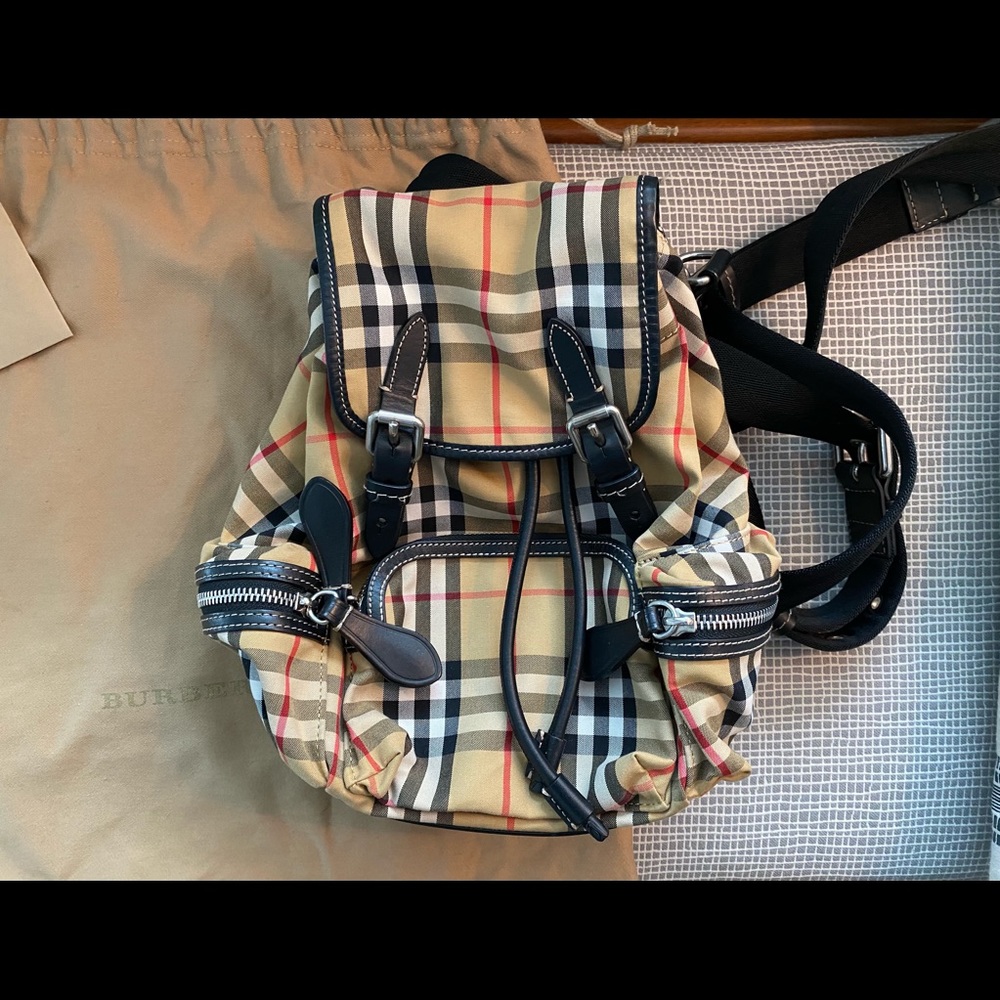 Burberry small rucksack backpack